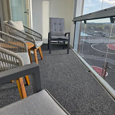 Lutakko Sky Sauna, Free Parking, Balcony View Rahulihomes Jyväskylä