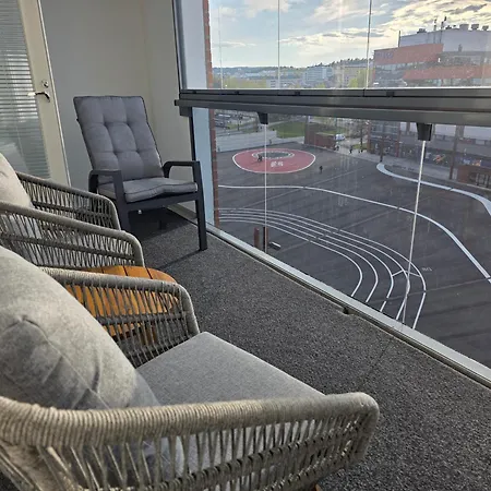 Lutakko Sky Sauna, Free Parking, Balcony View Rahulihomes Jyväskylä