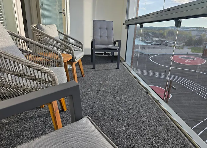 Lutakko Sky Sauna, Free Parking, Balcony View Rahulihomes Jyväskylä