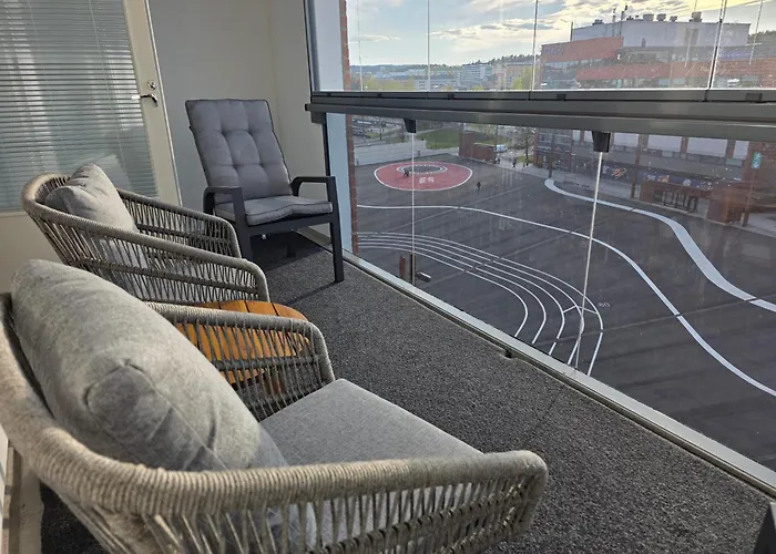 Lutakko Sky Sauna, Free Parking, Balcony View Rahulihomes Jyväskylä