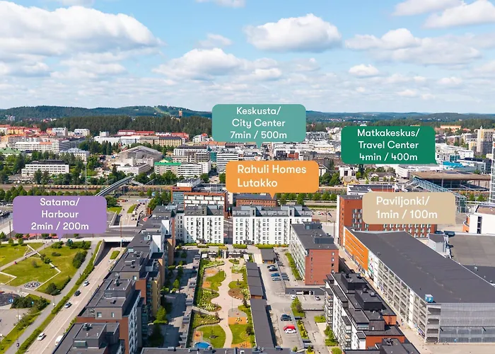 Apartamento Lutakko Sky Sauna, Free Parking, Balcony View Rahulihomes Jyväskylä